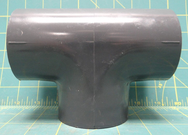 Charlotte SCH-80 2" PVC Tee 801-020 D2467 PVC-I