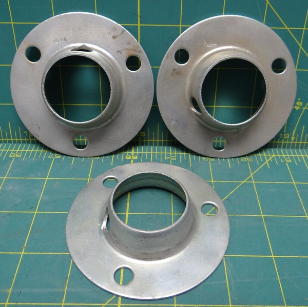 Lot of 3 Randall Bearings Pillow Block 3 Bolt Offset Flanges "B" Series
