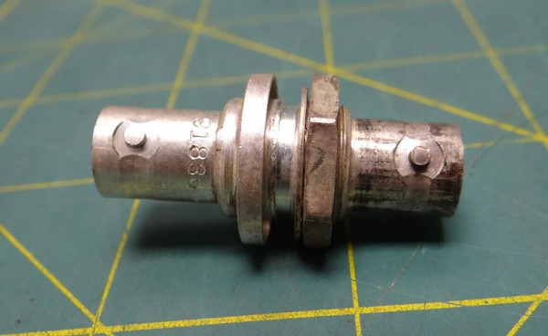 Lot of 4 UG-492A/U Coaxial Adapter BNC Jack to BNC Jack Pressurized Bulkhead