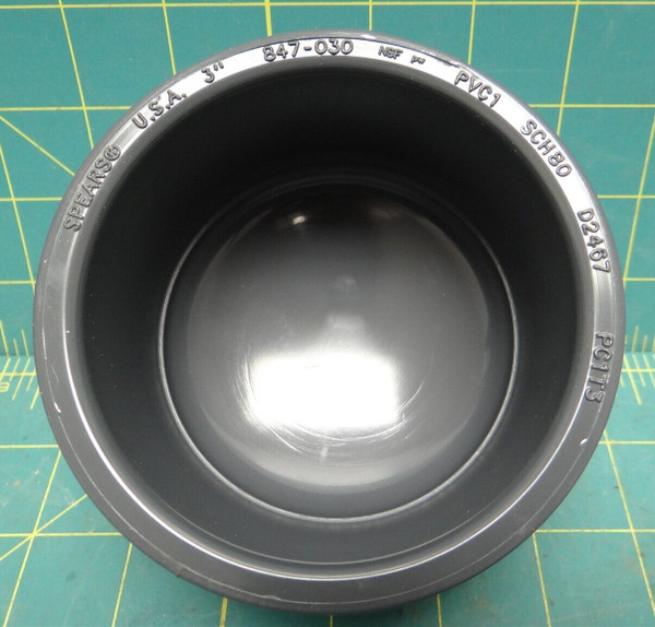Spears USA 3" Socket Cap 847-030 PVCI SCH 80 D2467