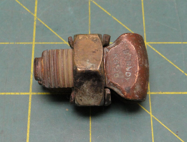 Burndy Servit KS26 2/0 STR - 14-2/0 RUN & TAP N125-150 Copper Split Bolt