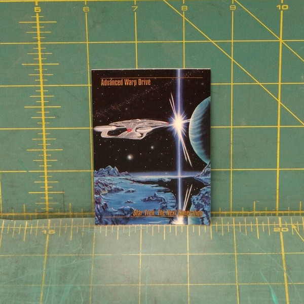 Star Trek Master Series Skybox 1993 Final Frontier #34 Advanced Warp Drive