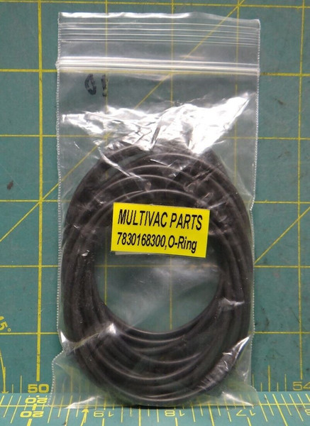 Set of 10 Black O-Ring Gasket Seal Multivac 2.6285" ID, 2.8400" OD, 0.1230" CS