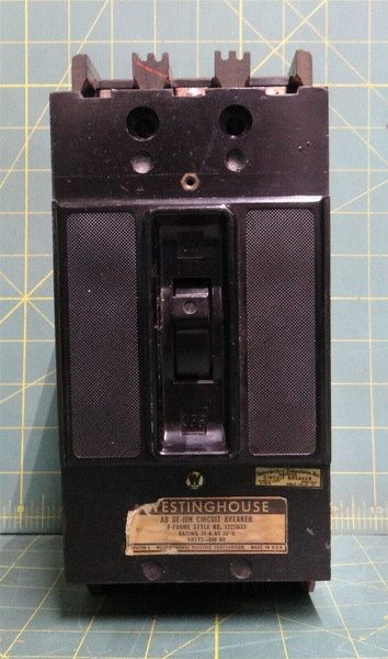 Westinghouse Circuit Breaker AB De-ion F Frame Style, Model NP4575-C, 30A 600V