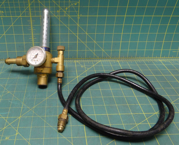 Harris 355-2 Argon/CO2 Flowmeter Regulator 355-2-Ar-580 - 3100200 w/4ft Hose
