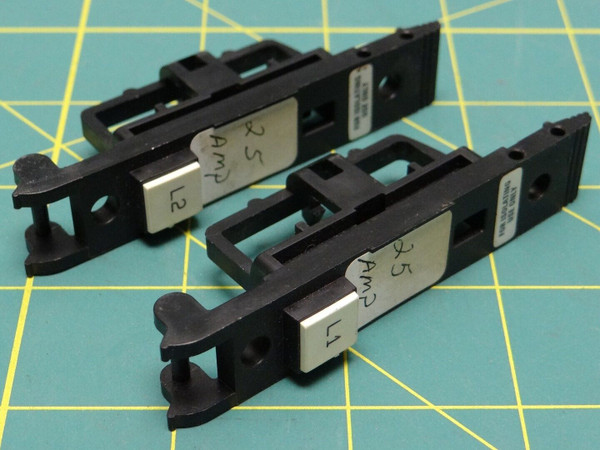 L1 and L2 25 AMP Time Delay Low Peak Fuse Holder 3-1/2" X 5/8" X 1" LP-CC-25