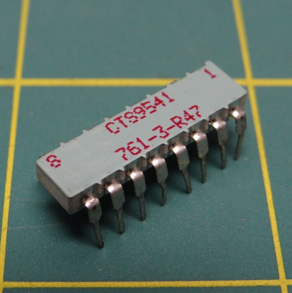 CTS9541 761-3-R47 Ohm RESISTOR NETWORK 16-Pin 2% QTY: 1