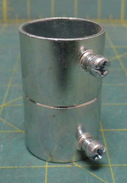 Cooper Crouse-Hinds 462 1" EMT Conduit Coupling Zinc-Plated Steel Set Screw