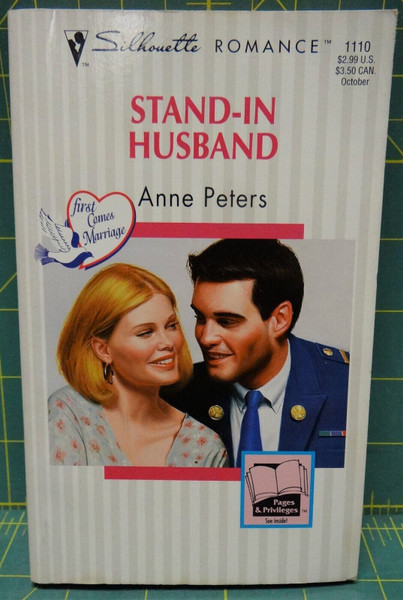 Stand-In Husband By Anne Peters, Silhouette Romance #1110, 1995 Paperback