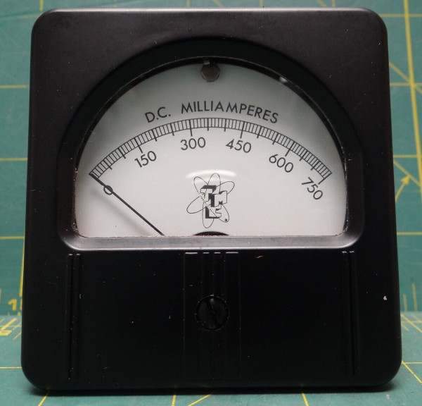 Simpson DC Volts Ammeter P/N MR110-7508 Range: 0-750 Milliamperes