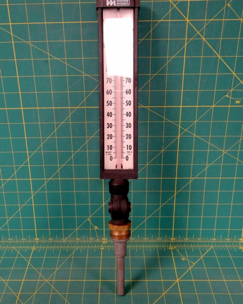 Weiss Instruments Variangle Thermometer 0-120 Degrees F