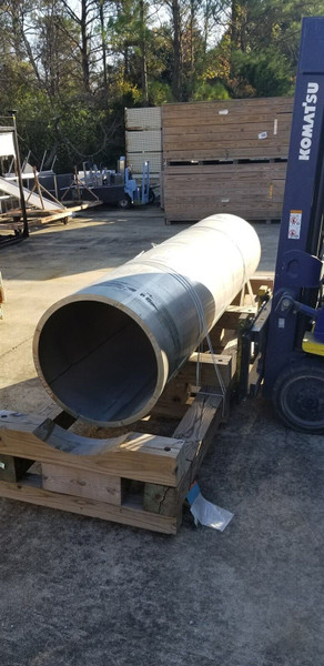 NFPC 70/30 CuNi Pipe C96400 102" Long 25.3125" O.D., 23.0625" I.D., 1.0625" Wall