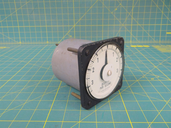 General Electric DB-18SYU Tachometer Voltmeter - Measures Degrees Per Second 