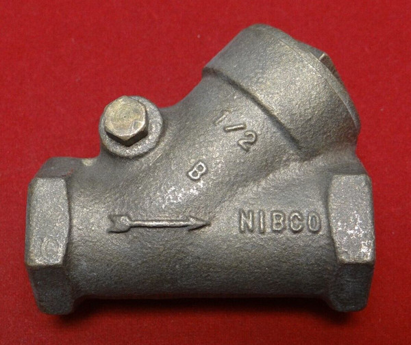 NIBCO Bronze Check Valve 1/2" x 1/2" Female Threads 300 SWP 600 WOG