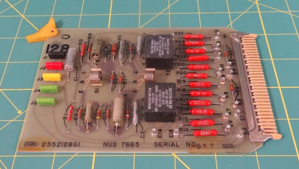 Vintage Exelis 2352128G1 Audio Frequency Amplifier Card NSN 5996-00-926-2528 