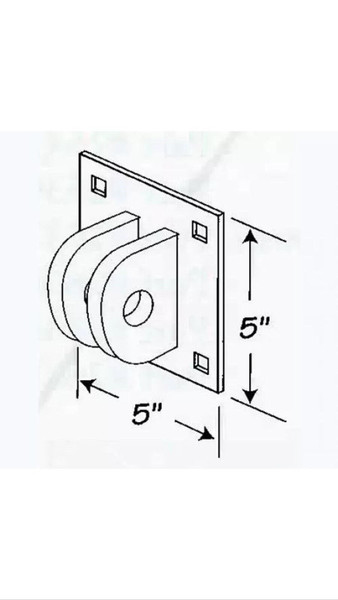 Tie Down Engineering # 26528 Standard Grade Nickel G. Female T-Connector, 5x5x3"