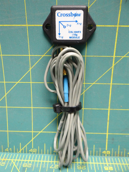 Crossbow CXL10HF3 +/-10g 3-Axis Accelerometer Module S/N: 9916818