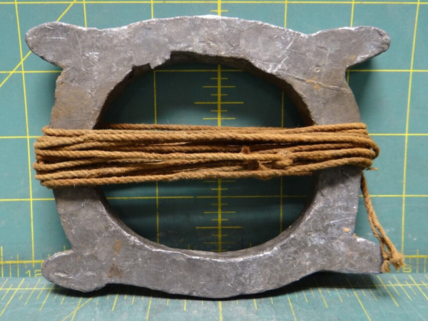 Vintage Unbranded 1.5 Pound Duck / Goose Decoy Lead Anchor Weight