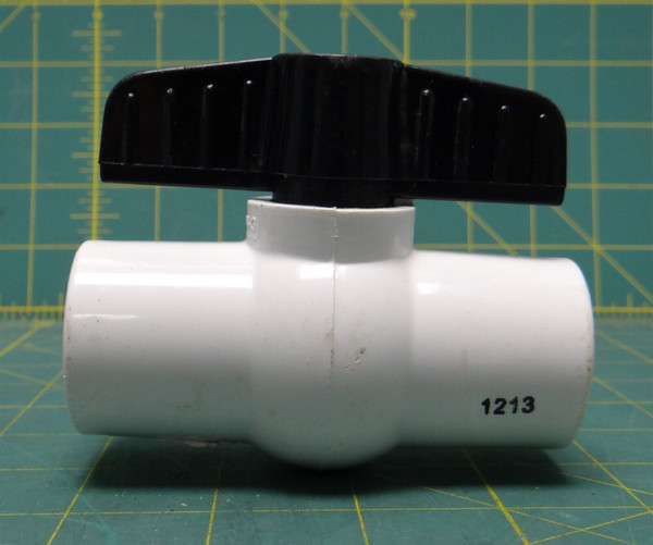 3/4" American Bi-Directional One Piece Ball Valve PVC P200S #21485 150 psi