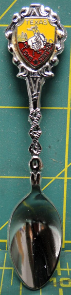 Vintage Souvenir Collectible Spoon - Texas, TX, Lone Star State, Bucking Bronco