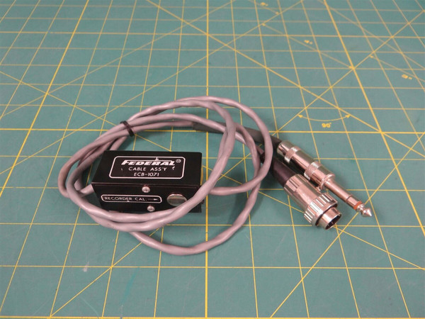 Federal Cable Assembly ECB-1071  -- 1/4" Jack x 4-Pin Connector 