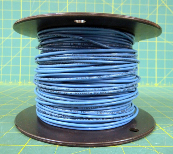 MTW 14 Gauge Blue Stranded Copper Wire - Partial Reel - Approx. 275'