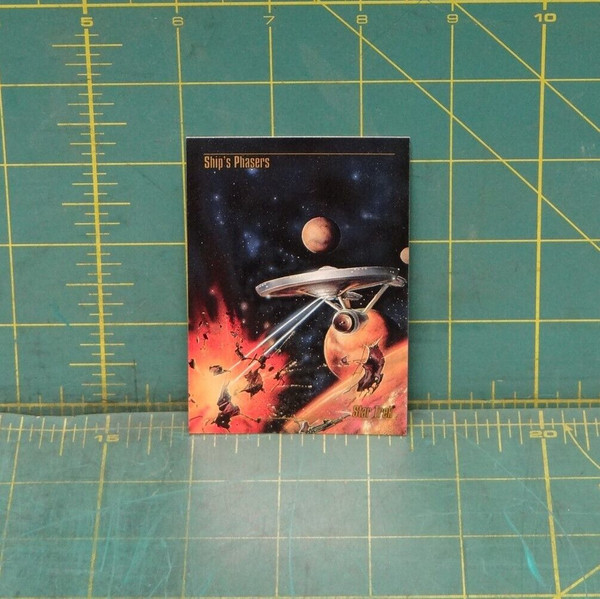 Star Trek Master Series Skybox 1993 Final Frontier #27 Ship's Phasers
