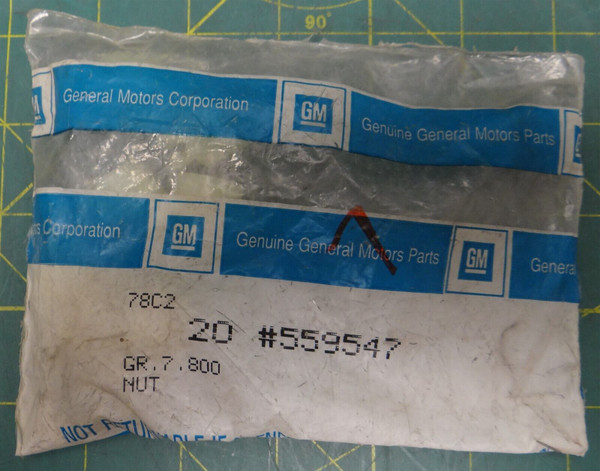 (Pack of 7) GM 559547 Front License Plate Nut for Buick Cadillac Chevy & More