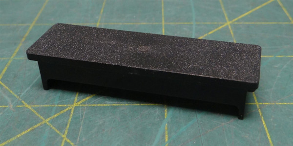 Square D 80122-005-01 Plastic Blank Filler Plate Black 2-1/2"L x 3/4"W x 1/2"H