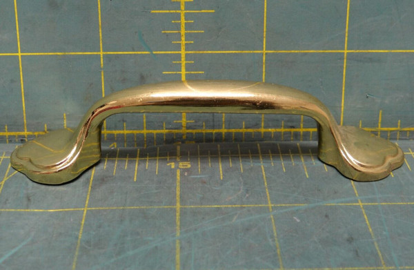 Decorite 3903-PB Die Cast Pull Handle Polished Brass Finish Cabinet Hardware