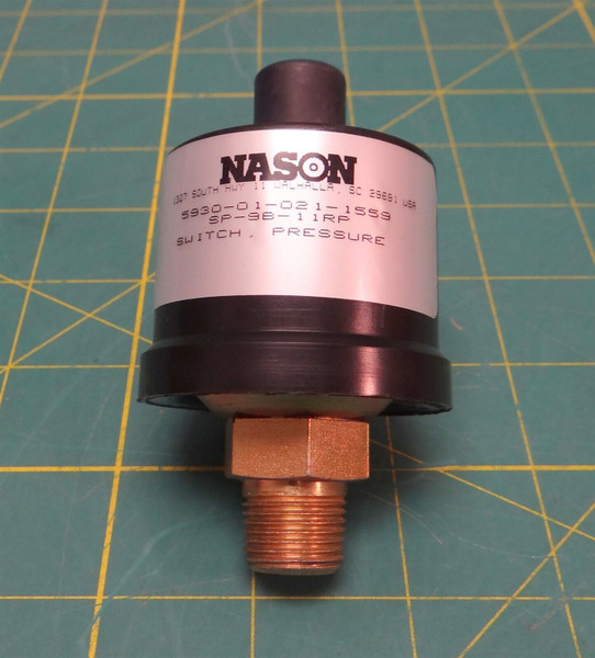 Nason SP9B-11RP Pressure Switch For Military Vehicles NSN 5930-00-670-2340 