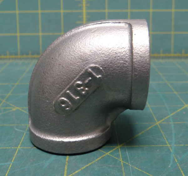 316 Stainless Steel 1" Pipe Elbow Female Threads CAPP-150