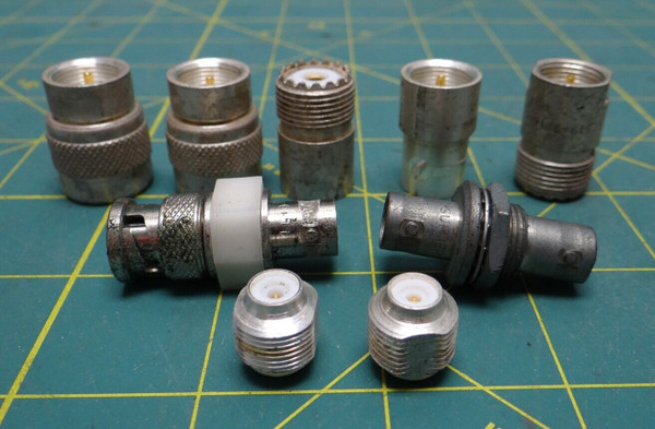Mixed Lot of 9 Coaxial Adapters