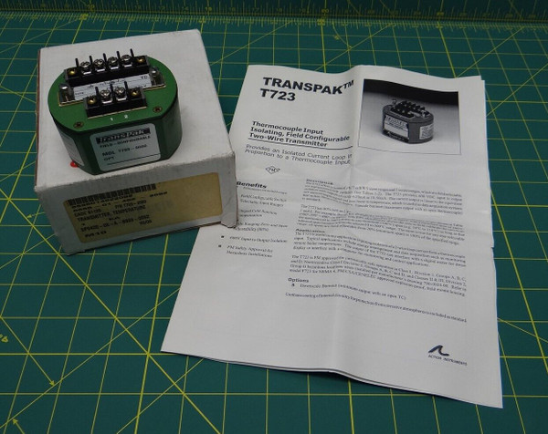 Transpak T723 Thermocouple Input Field Configurable Transmitter 6685-01-452-2092