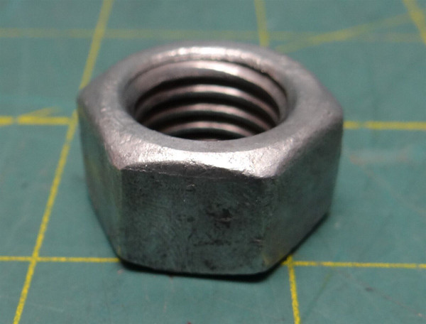 (20) 5/8"-11 x 15/16" Low-Strength Steel Hex Nut, Grade 2 Hot-Dipped Galvanized 