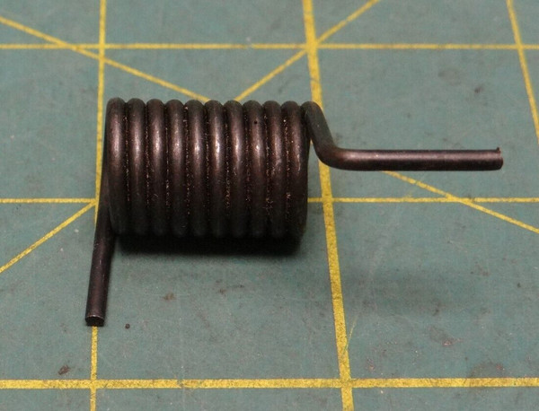 1-1/2" Body Length Torsion Spring 0.4140" ID X 0.5850" OD X 0.0815" MS