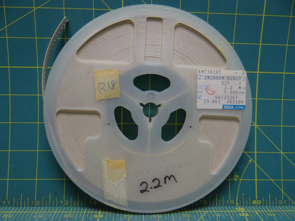 2.2M Ohm Fixed Chip Resistor 1206 1/4w 5% Tolerance P/N 2M200RM B2BJT