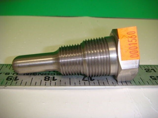 Stainless Steel Thermowell, 1 1/4" Insertion, 3/4" External Thread
