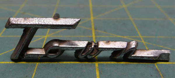 Vintage 1950's Ford Original "TOWN" Town Sedan Script Emblem P/N 25589