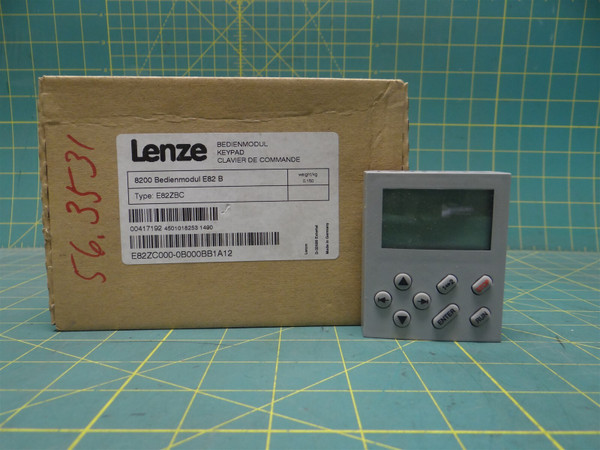 Lenze E82ZBC Operator Keypad Module for 8200 Vector AC Frequency Inverter Drive