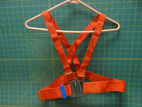 Trem Marine Strapping Adult Body Safety Boating Harness Orange Stainless Steel