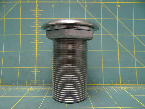 1-1/4" Thru-Hull Marine Boat Fitting Stainless Steel 3" Length 2-3/4" Flange OD 