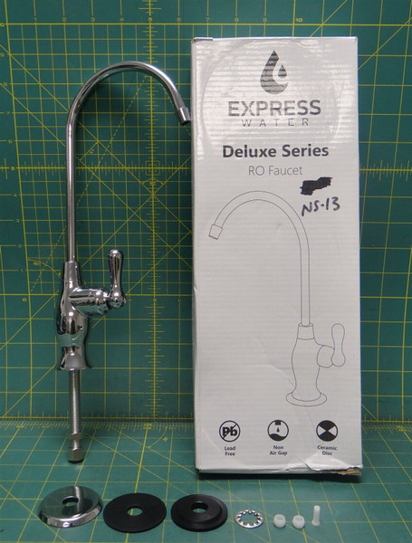 Express Water Deluxe Series RO Reverse Osmosis Faucet Filtration System Chrome 