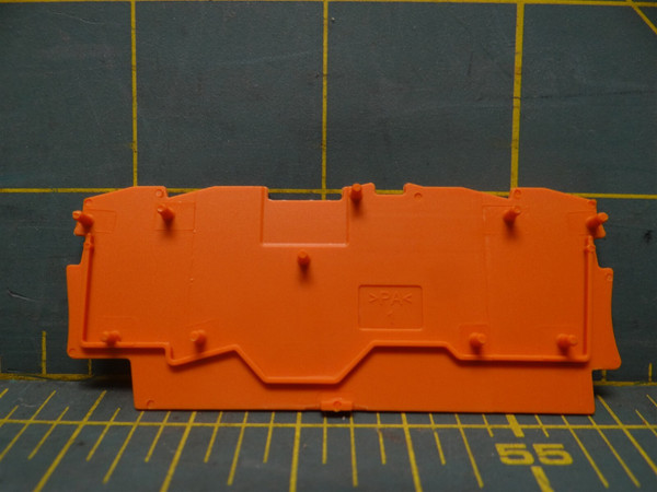 Wago Topjobs Terminal Block End and Intermediate Plate 2002-1492 Snap-On Orange