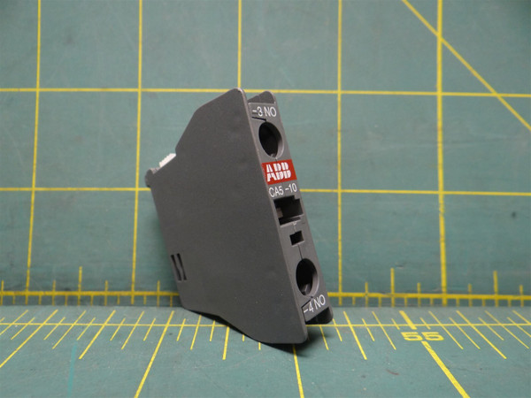 ABB Auxiliary Contact Block CA5-10 1P Front Mount 1 NO Instantaneous Screw Term.