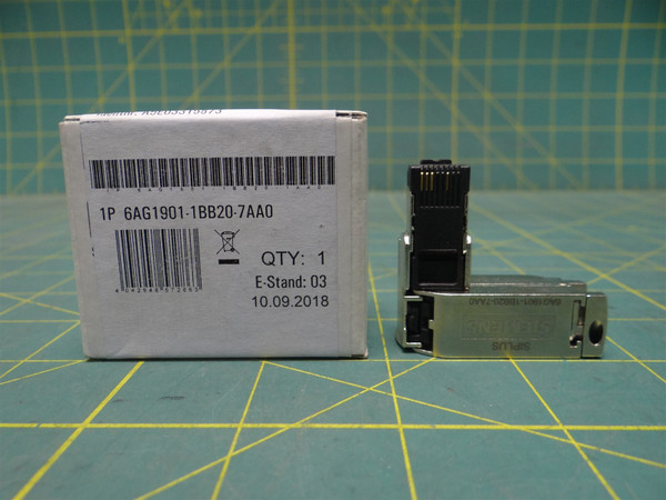 Siemens 6AG1901-1BB20-7AA0 Siplus Net RJ45 Plug 90 2x2 (10/100 Mbps)