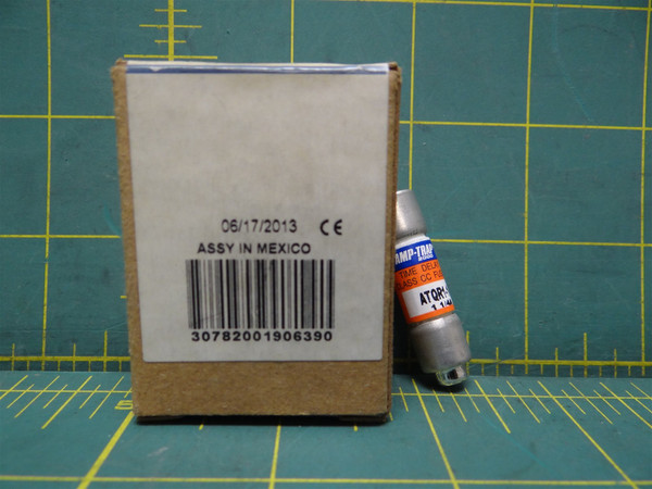 (Qty: 6) Mersen ATQR1-1/4 T219874 Time-Delay Class CC Mini Fuse 1-1/4A 600VAC