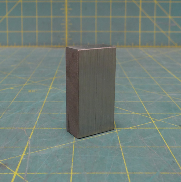 3-1/2oz 2"x 1"x 1/2" Solid 316 Stainless Steel Machining Stock Drop Block