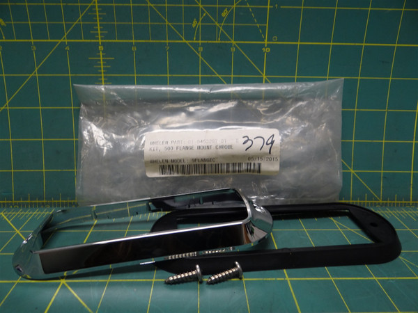 Whelen 01-0463297-01 5FLANGEC 500 Series Flange Mount Chrome Kit Bezel Trim