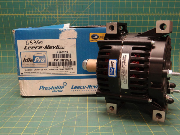 Prestolite Electric Leece Neville A160203 AVI160P2003 Alternator 12V 240A Brush